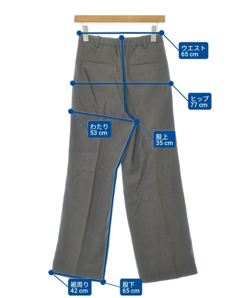 Spick and Span（スピックアンドスパン）スラックス 茶 サイズ:36(S位) レディース/2200703292087