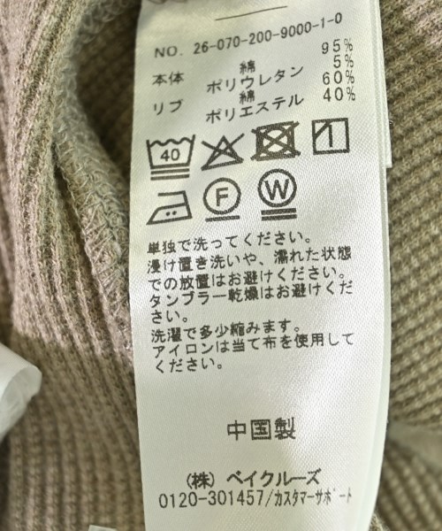 Spick and Span（スピックアンドスパン）Tシャツ・カットソー ベージュ サイズ:F レディース/2200705087094