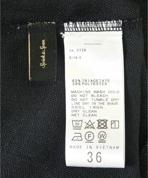 Spick and Span（スピックアンドスパン）オールインワン/サロペット 黒 サイズ:36(S位) レディース/2200701030063