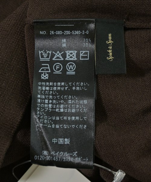 Spick and Span（スピックアンドスパン）ニット・セーター 茶 サイズ:F レディース/2200705718103