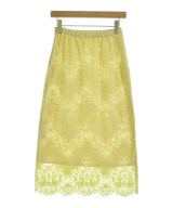 Spick and Span（スピックアンドスパン）ロング・マキシ丈スカート 黄 サイズ:36(S位) レディース/2200707621081