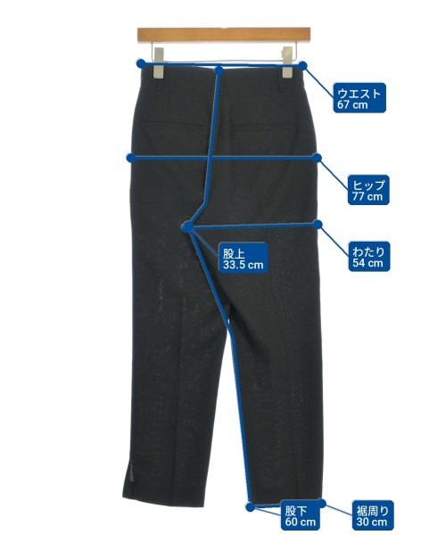 Spick and Span（スピックアンドスパン）スラックス 黒 サイズ:36(S位) レディース/2200704170056
