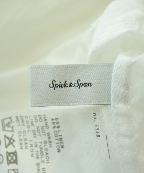 Spick and Span（スピックアンドスパン）カジュアルシャツ 白 サイズ:F レディース/2200706515053