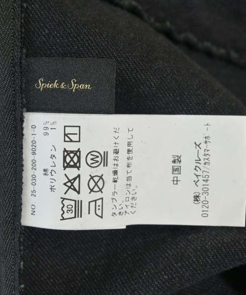 Spick and Span（スピックアンドスパン）デニムパンツ 黒 サイズ:36(S位) レディース/2200708105054