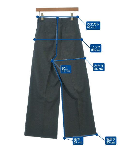 Spick and Span（スピックアンドスパン）スラックス グレー サイズ:36(S位) レディース/2200708961032