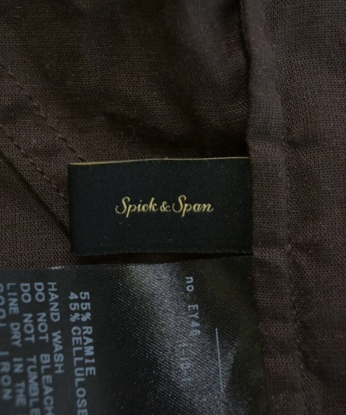 Spick and Span（スピックアンドスパン）カジュアルシャツ 茶 サイズ:F レディース/2200707701066
