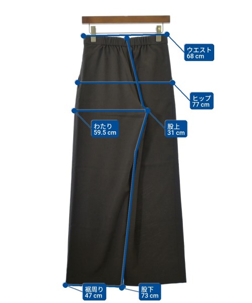 Spick and Span（スピックアンドスパン）スラックス 茶 サイズ:38(M位) レディース/2200704942493