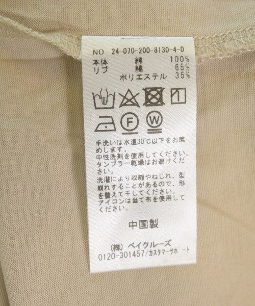 Spick and Span（スピックアンドスパン）Tシャツ・カットソー ベージュ サイズ:M レディース/2200710100108