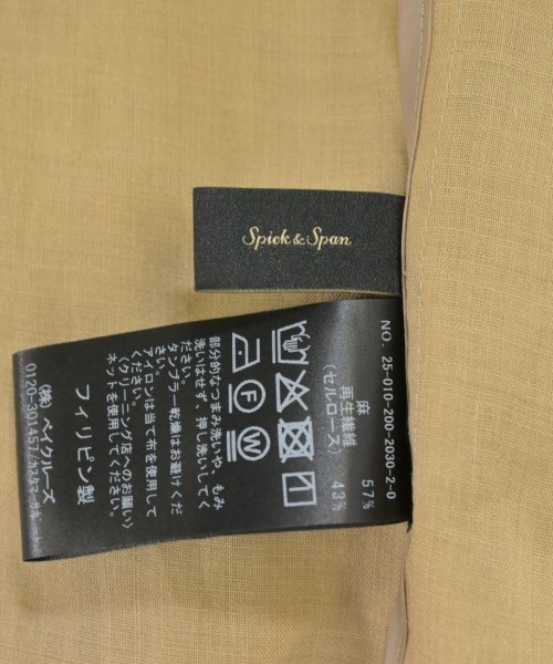 Spick and Span（スピックアンドスパン）テーラードジャケット ベージュ サイズ:36(S位) レディース/2200706644036
