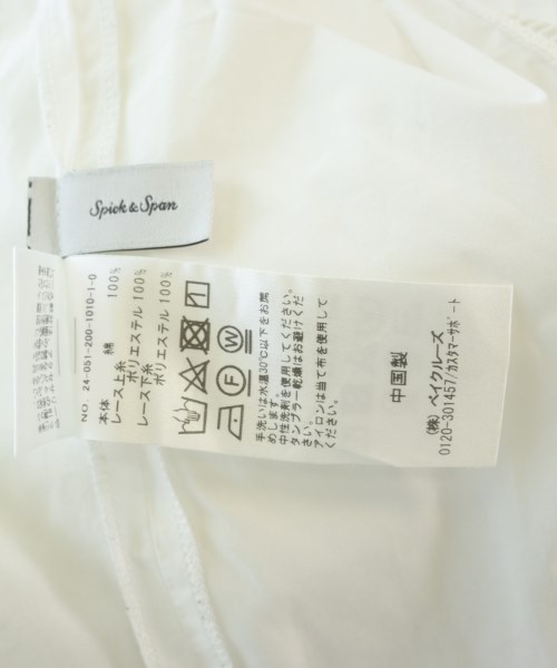 Spick and Span（スピックアンドスパン）カジュアルシャツ 白 サイズ:F レディース/2200707665016