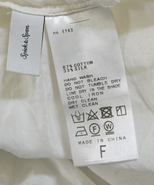 Spick and Span（スピックアンドスパン）ブラウス 白 サイズ:F レディース/2200660896052