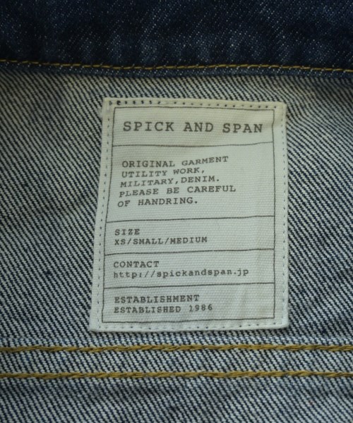 Spick and Span（スピックアンドスパン）デニムジャケット 青 サイズ:38(M位) レディース/2200663540013