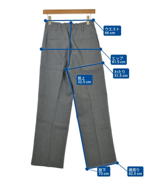 Spick and Span（スピックアンドスパン）スラックス グレー サイズ:36(S位) レディース/2200661212059