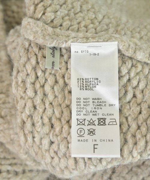 Spick and Span（スピックアンドスパン）ニット・セーター ベージュ サイズ:F レディース/2200662375029