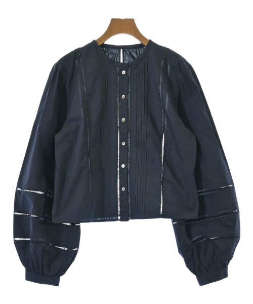 Spick and Span(スピックアンドスパン)ブラウス 紺 サイズ:F/2200661443019
