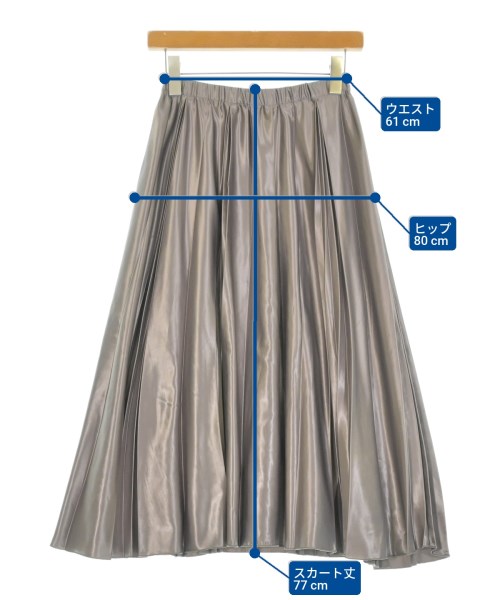 Spick and Span（スピックアンドスパン）ロング・マキシ丈スカート グレー サイズ:38(M位) レディース/2200666550019