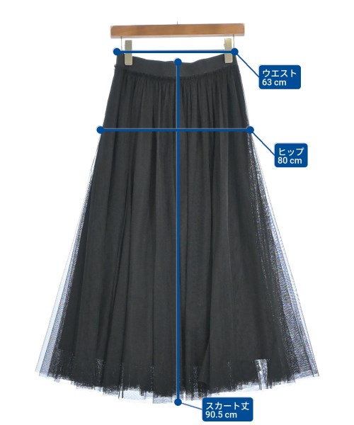 Spick and Span（スピックアンドスパン）ロング・マキシ丈スカート 黒 サイズ:38(M位) レディース/2200662800057