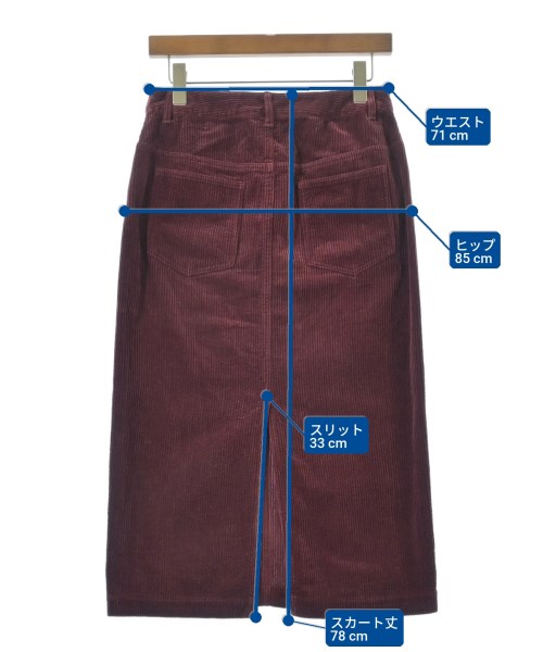 Spick and Span（スピックアンドスパン）ロング・マキシ丈スカート 赤 サイズ:38(M位) レディース/2200666824028