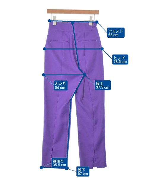 Spick and Span（スピックアンドスパン）スラックス 紫 サイズ:38(M位) レディース/2200664186128