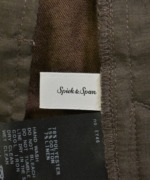 Spick and Span（スピックアンドスパン）スラックス 茶 サイズ:38(M位) レディース/2200664452056