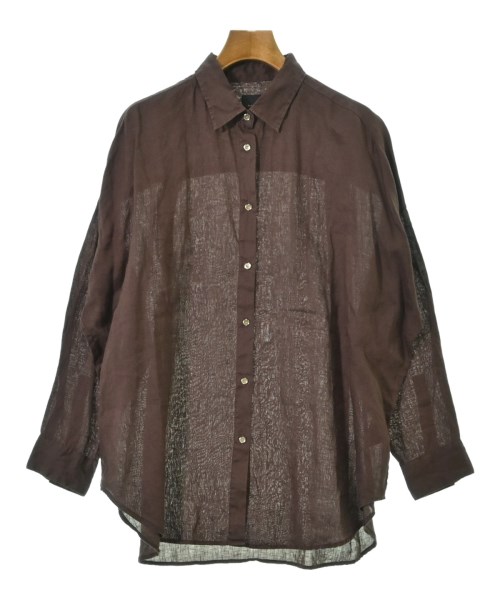 Spick and Span(スピックアンドスパン)カジュアルシャツ 茶 サイズ:F/2200667242029