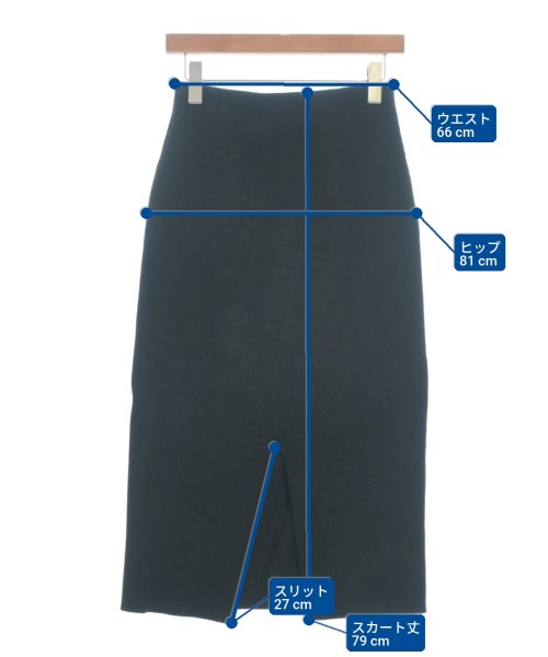 Spick and Span（スピックアンドスパン）ロング・マキシ丈スカート 黒 サイズ:36(S位) レディース/2200664890018