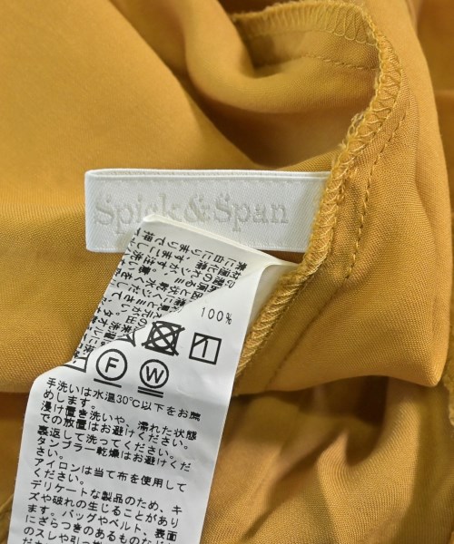 Spick and Span（スピックアンドスパン）ブラウス 黄 サイズ:-(L位) レディース/2200668812450