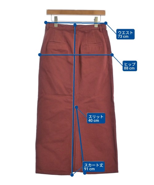 Spick and Span（スピックアンドスパン）ロング・マキシ丈スカート 赤 サイズ:38(M位) レディース/2200661513088