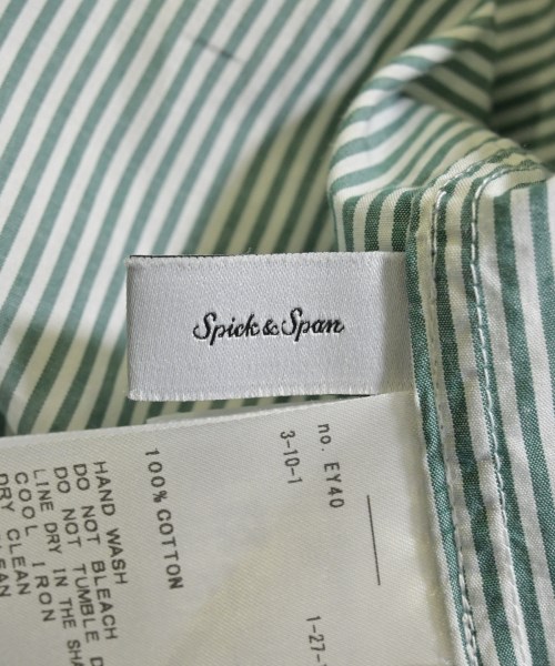 Spick and Span（スピックアンドスパン）カジュアルシャツ 緑 サイズ:F レディース/2200666210043