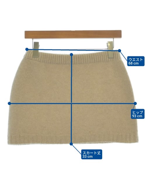 Spick and Span（スピックアンドスパン）ミニスカート ベージュ サイズ:F レディース/2200667105157