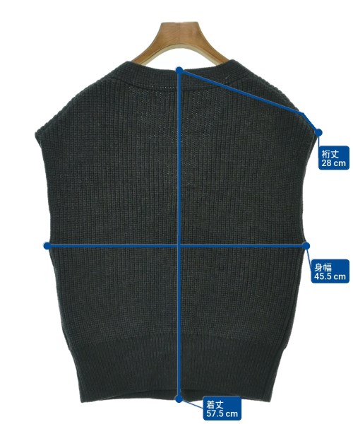 Spick and Span（スピックアンドスパン）ベスト グレー サイズ:-(L位) レディース/2200667696044