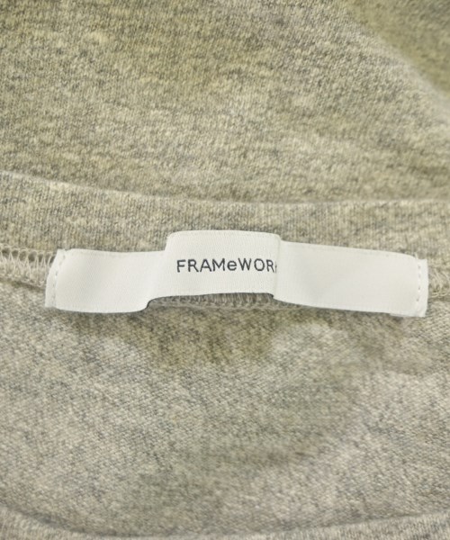 FRAMeWORK（フレームワーク）Tシャツ・カットソー グレー サイズ:F レディース/2200667492073