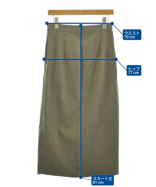 Spick and Span（スピックアンドスパン）ロング・マキシ丈スカート カーキ サイズ:38(M位) レディース/2200668530019