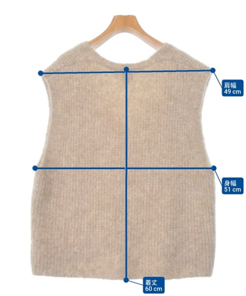 Spick and Span（スピックアンドスパン）ベスト ベージュ サイズ:F レディース/2200671077020