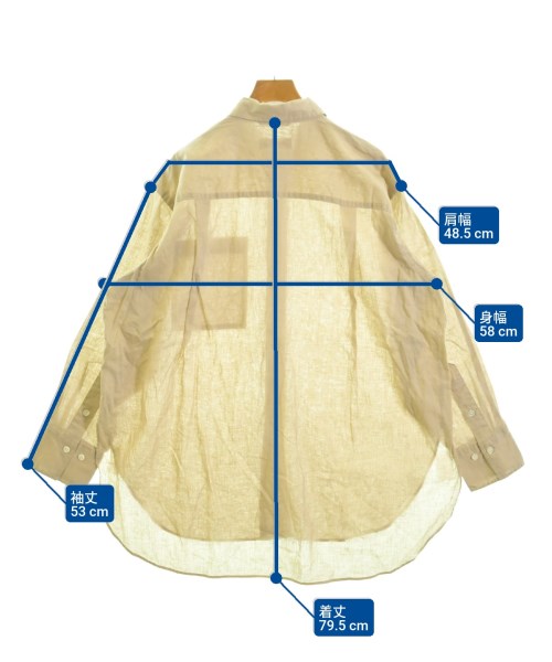 Spick and Span（スピックアンドスパン）カジュアルシャツ ベージュ サイズ:F レディース/2200671388041