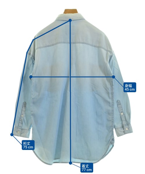 Spick and Span（スピックアンドスパン）カジュアルシャツ 青 サイズ:F レディース/2200671674083