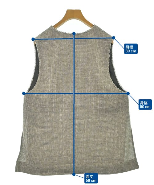 Spick and Span（スピックアンドスパン）ベスト グレー サイズ:F レディース/2200668190022