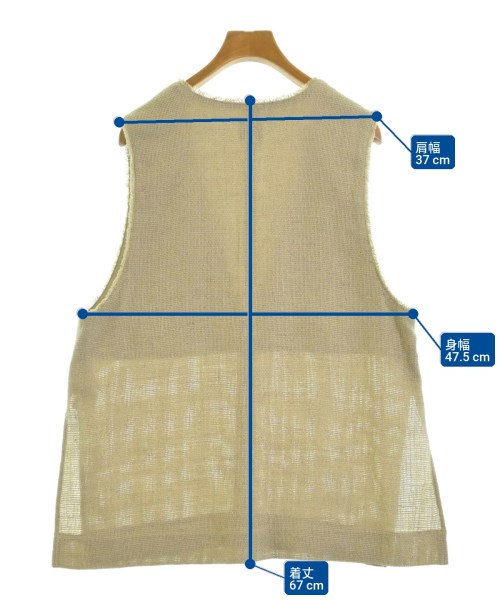 Spick and Span（スピックアンドスパン）ベスト ベージュ サイズ:F レディース/2200667941052