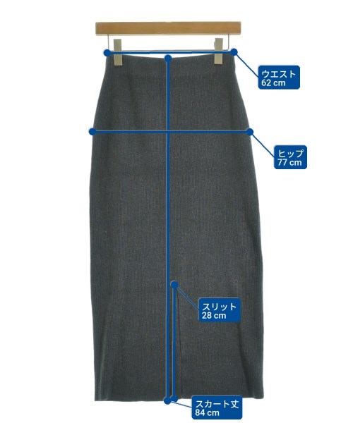 Spick and Span（スピックアンドスパン）ロング・マキシ丈スカート グレー サイズ:36(S位) レディース/2200717865147