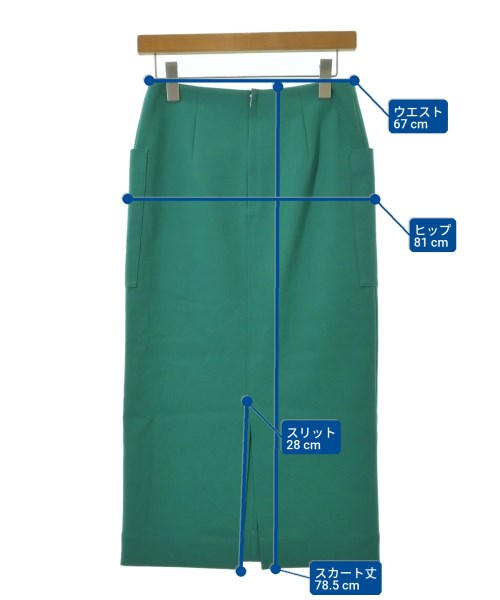 Spick and Span（スピックアンドスパン）ロング・マキシ丈スカート 緑 サイズ:36(S位) レディース/2200728426078