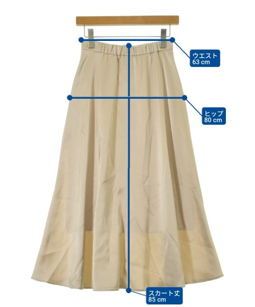 Spick and Span（スピックアンドスパン）ロング・マキシ丈スカート ベージュ サイズ:36(S位) レディース/2200725961046