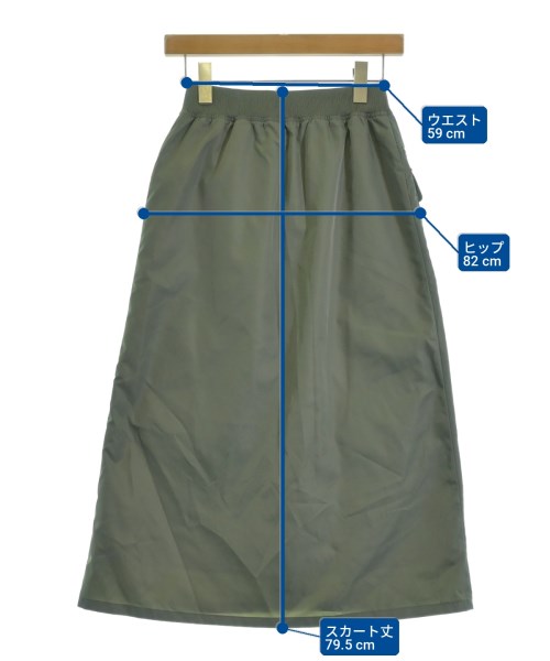 Spick and Span（スピックアンドスパン）ロング・マキシ丈スカート カーキ サイズ:36(S位) レディース/2200732505011