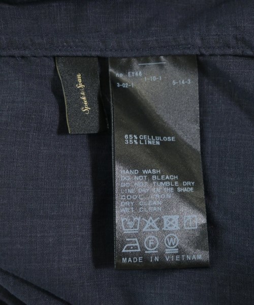 Spick and Span（スピックアンドスパン）カジュアルシャツ 紺 サイズ:F レディース/2200728352117