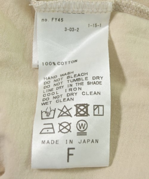 Spick and Span（スピックアンドスパン）Tシャツ・カットソー ベージュ サイズ:F レディース/2200732930035
