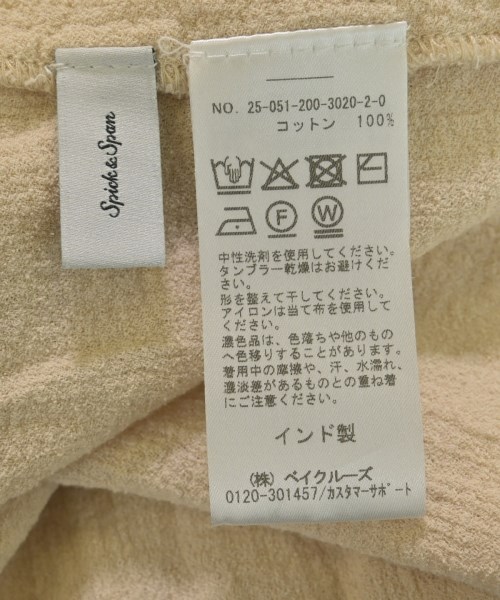 Spick and Span（スピックアンドスパン）カジュアルシャツ ベージュ サイズ:F レディース/2200733420092