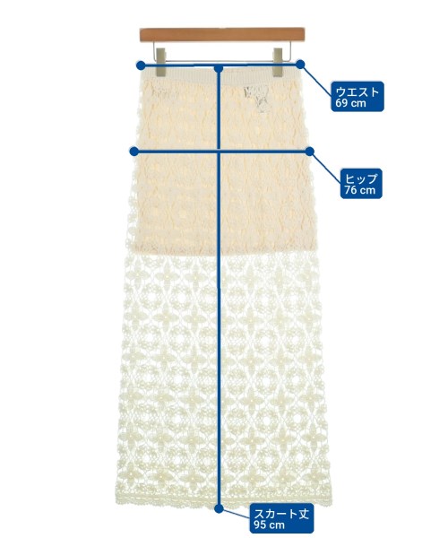 Spick and Span（スピックアンドスパン）ロング・マキシ丈スカート 白 サイズ:-(M位) レディース/2200734010032