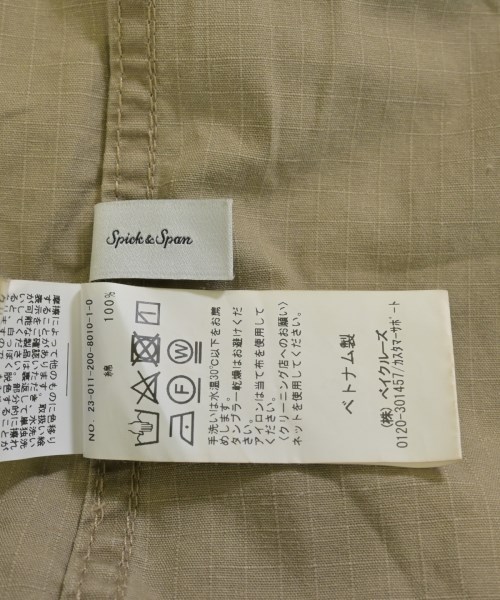 Spick and Span（スピックアンドスパン）カジュアルシャツ ベージュ サイズ:38(M位) レディース/2200725919016