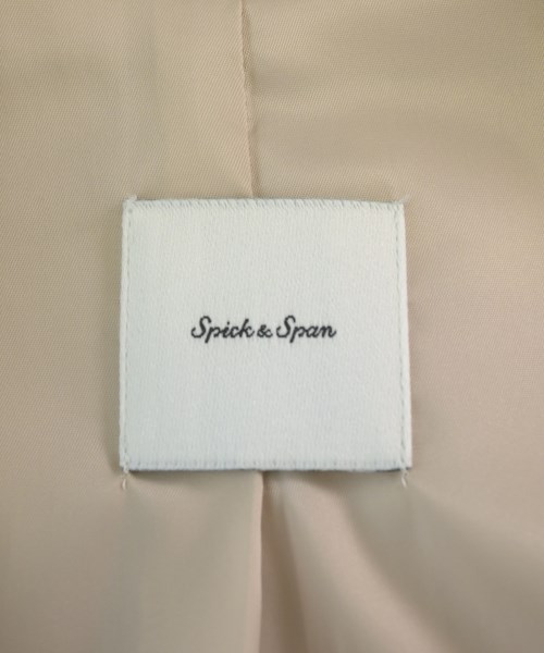 Spick and Span（スピックアンドスパン）ノーカラージャケット ベージュ サイズ:36(S位) レディース/2200733666049