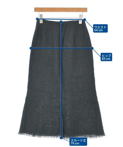 Spick and Span（スピックアンドスパン）ロング・マキシ丈スカート 黒 サイズ:36(S位) レディース/2200734852052