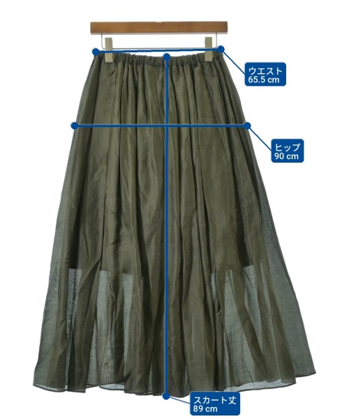 Spick and Span（スピックアンドスパン）ロング・マキシ丈スカート カーキ サイズ:36(S位) レディース/2200722782033